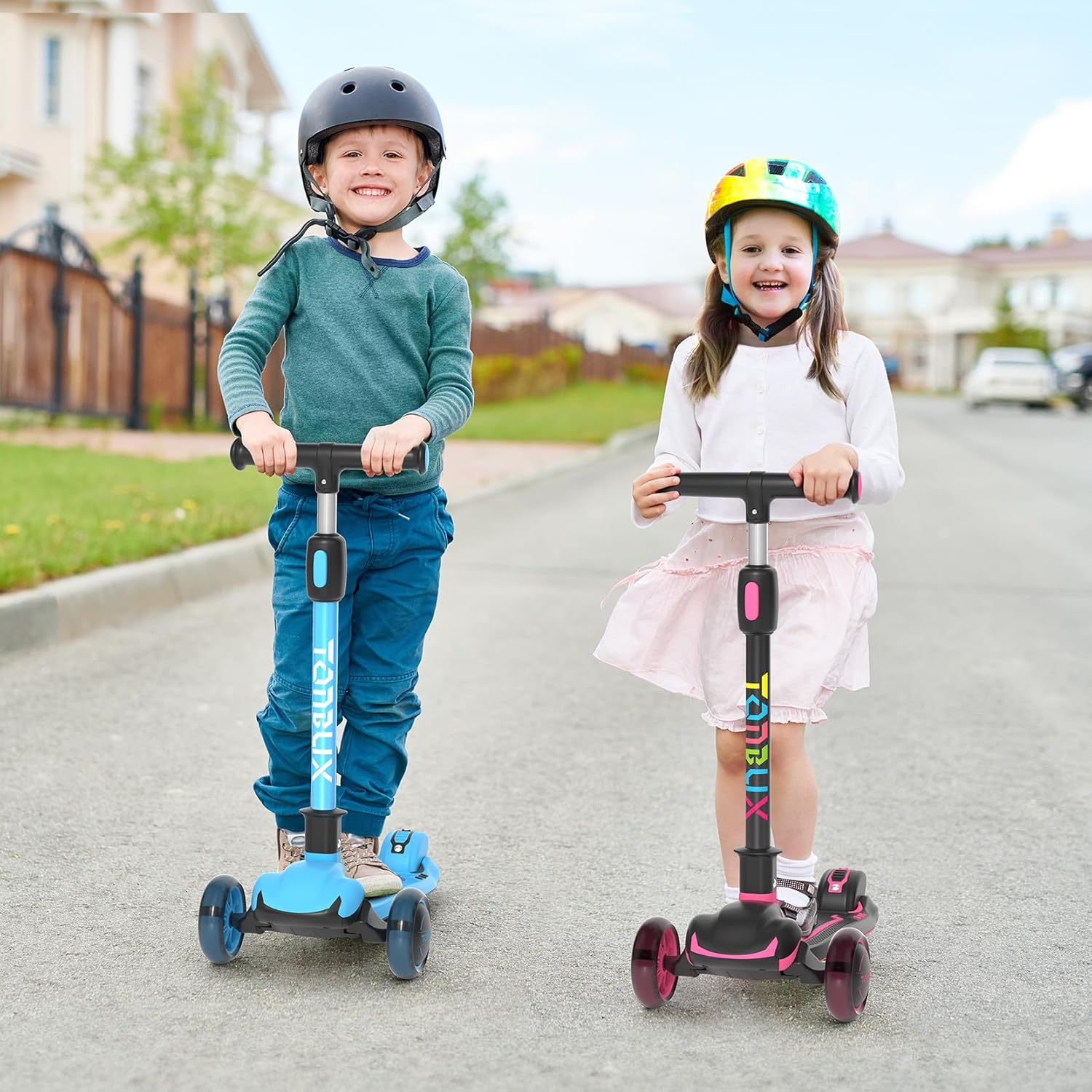 Thumbnail 6 de TONBUX Kids Scooter Adjustable 24.5–34 in