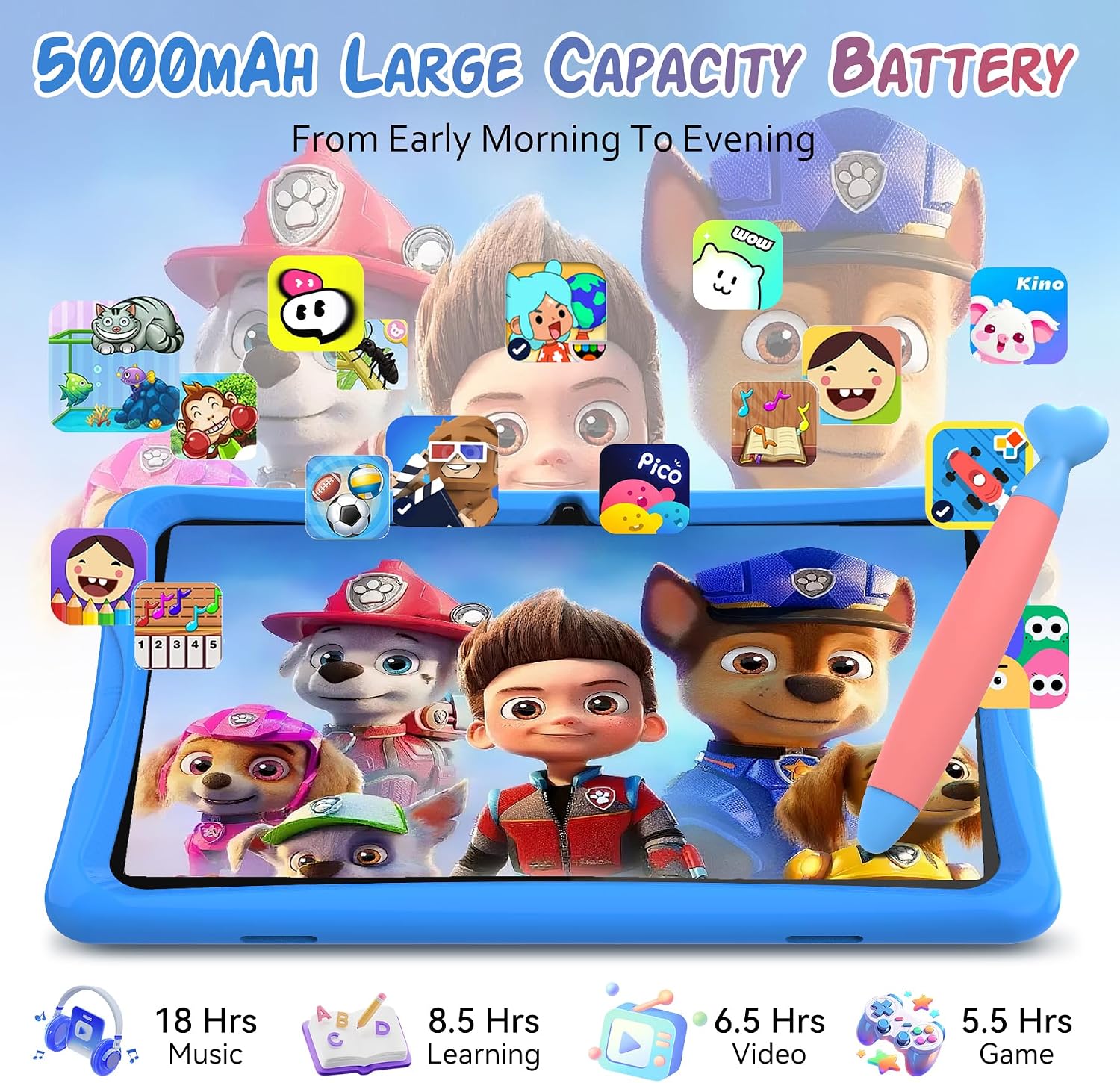 Thumbnail 5 de 2026 Upgraded 10-inch Kids Tablet with Android 15, Parental Controls, and 2TB Expandable Storage