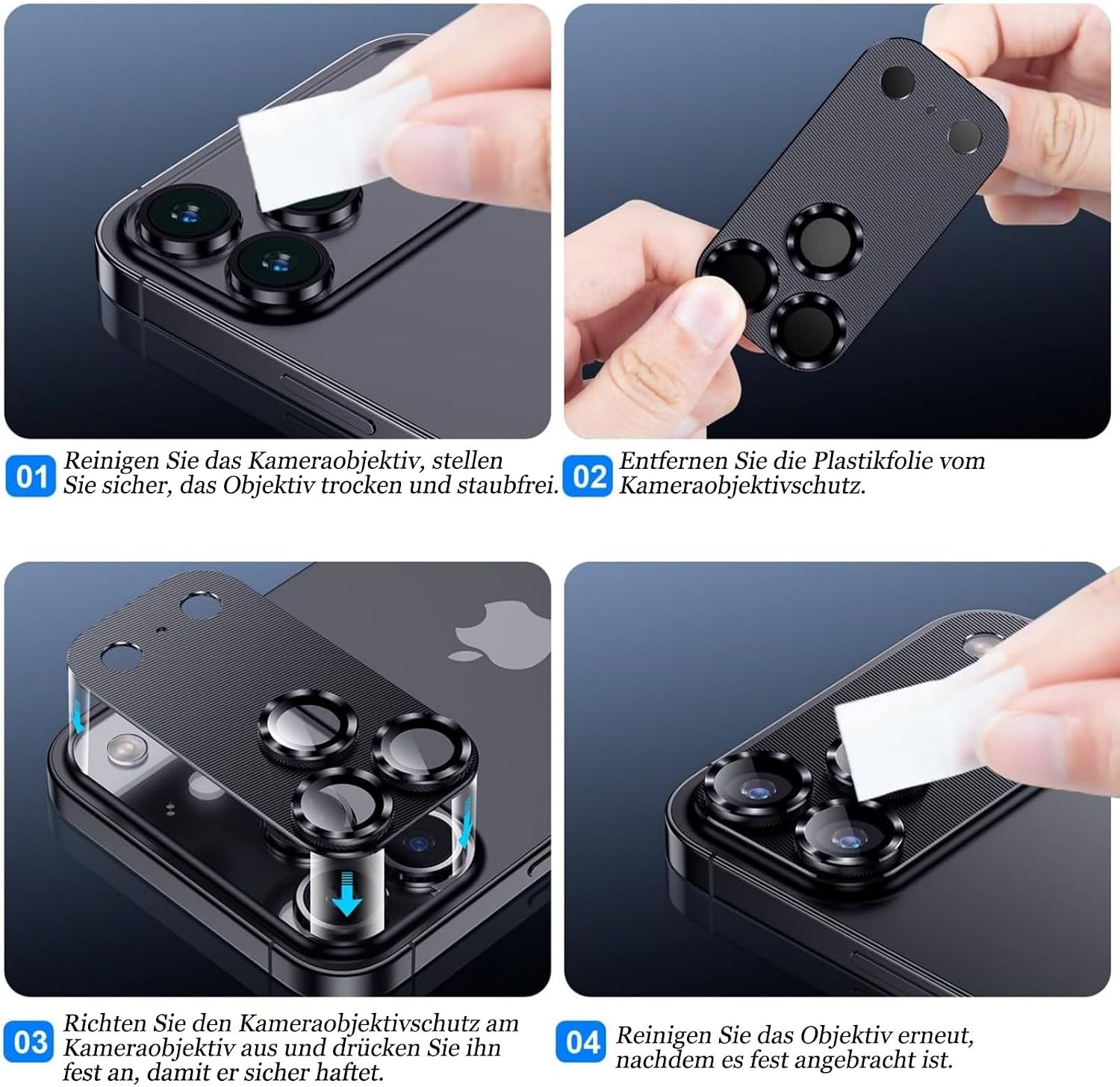 Thumbnail 5 de Leedia Kameraschutz für iPhone 17 Pro Max 6,9 Zoll