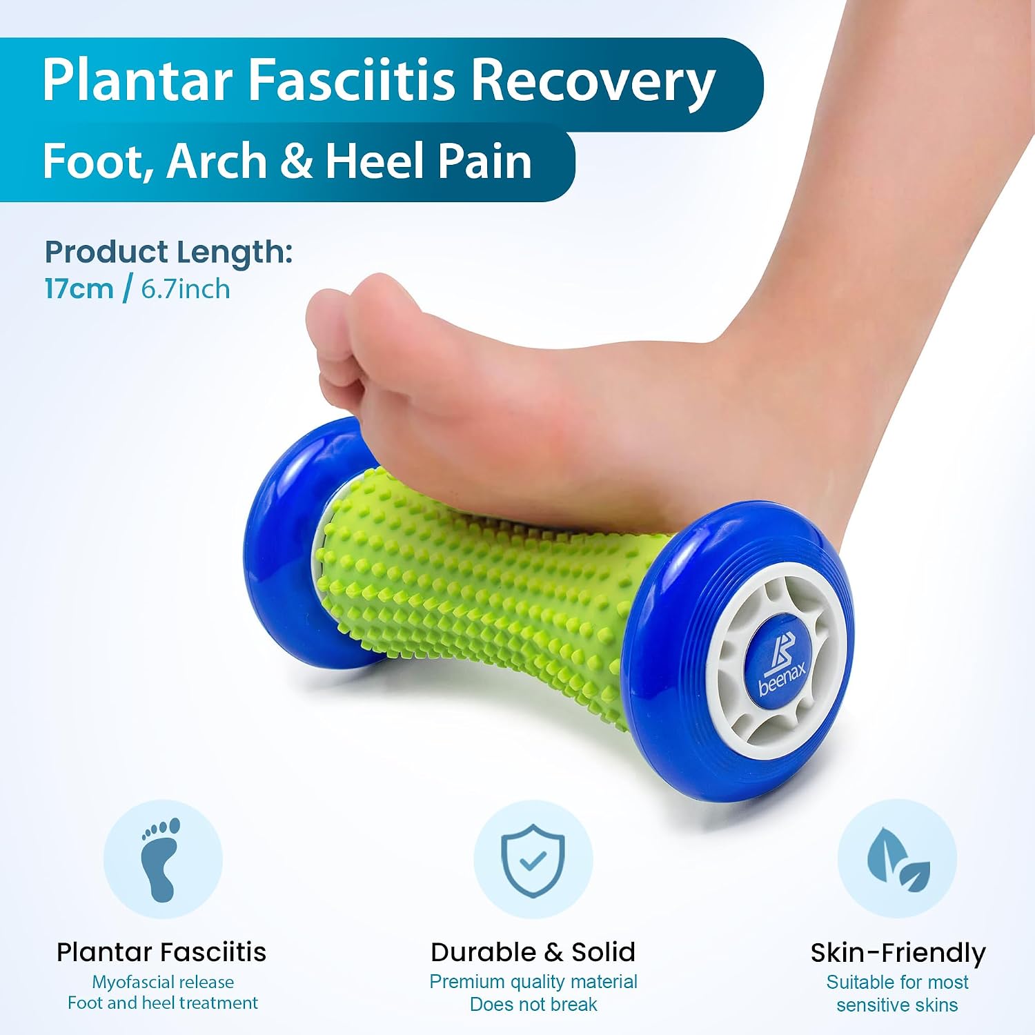 Detalle 2 de Beenax Foot Massage Roller Set for Plantar Fasciitis