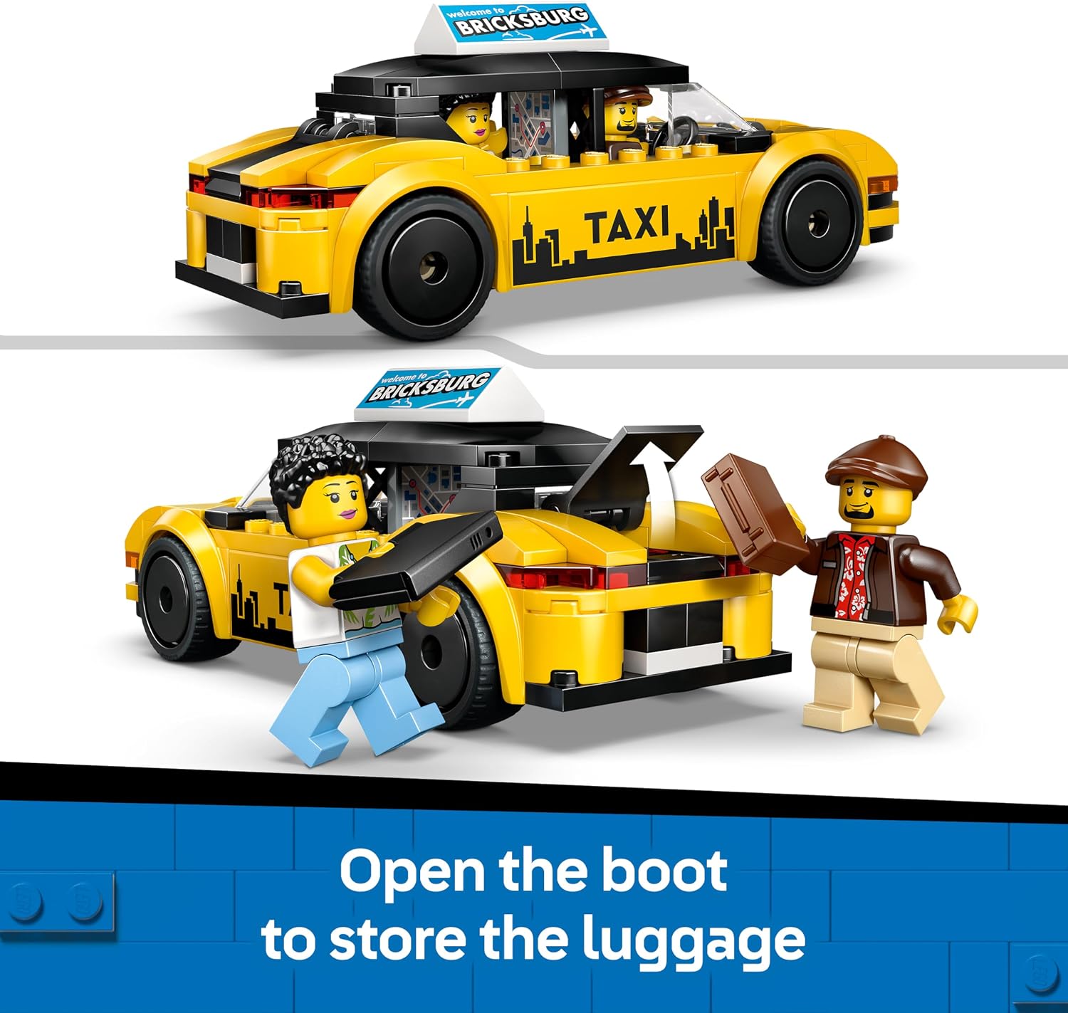 Detalle 2 de LEGO City Yellow Taxi 60487 EV kit