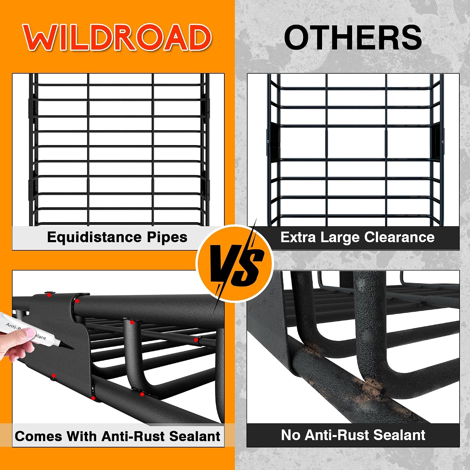 Thumbnail 2 de WildROAD Car Roof Cargo Basket 64x39x4
