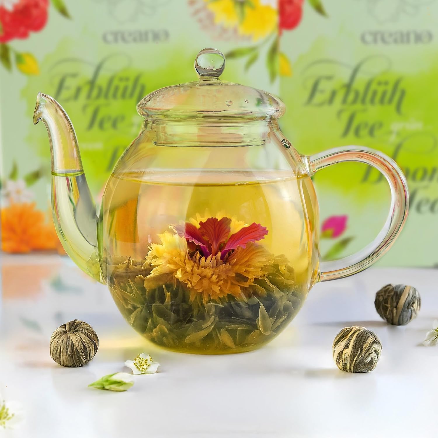 Thumbnail 2 de Creano Teeblumen Geschenkset Flower Erblühtee