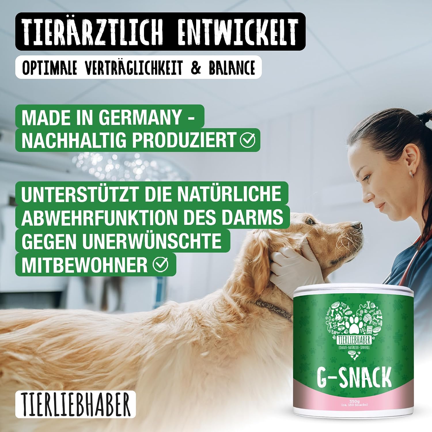Detalle de TIERLIEBHABER G-Snack 350g Hundeleckerli