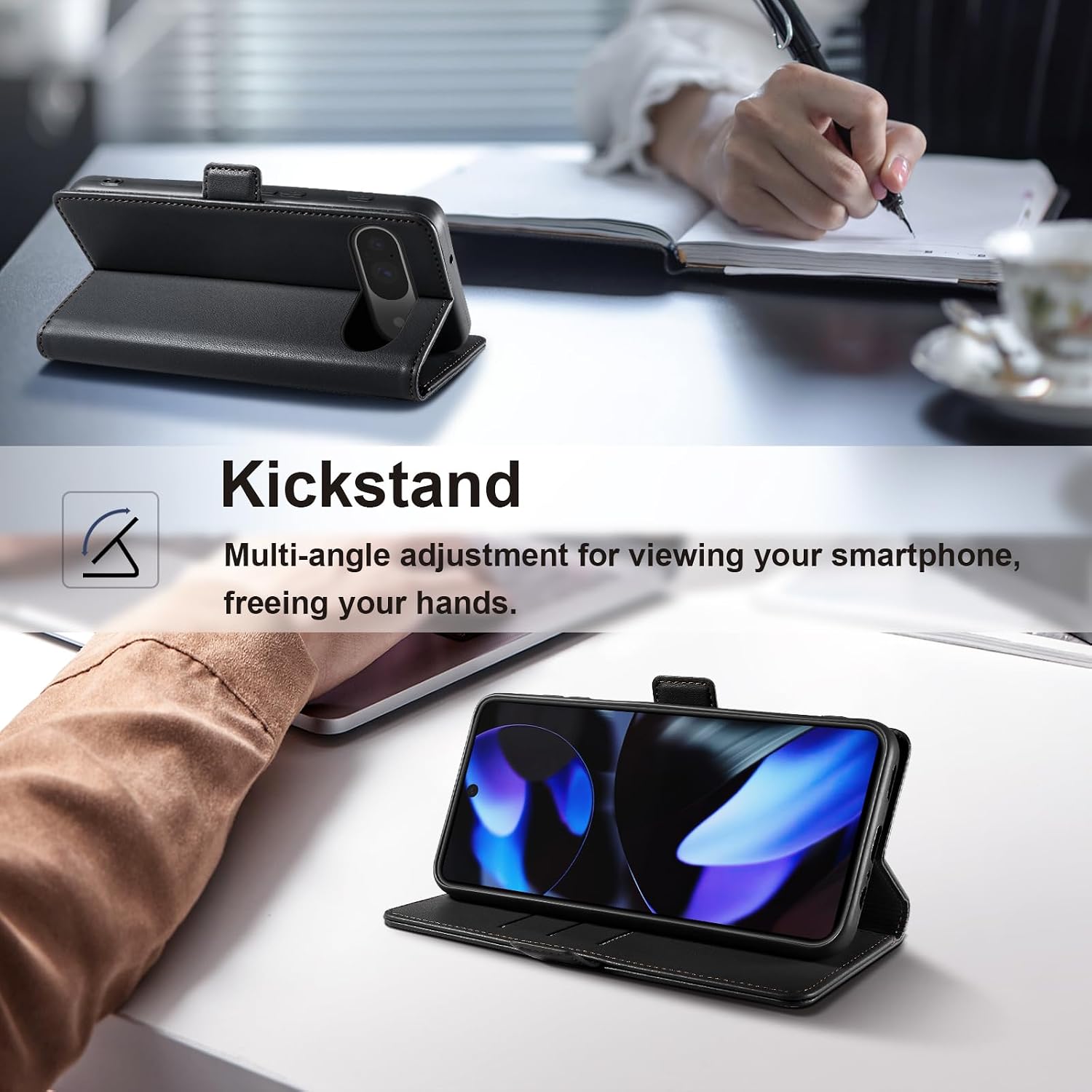 Thumbnail 3 de Yunubeyii Wallet Flip Case for Pixel 9