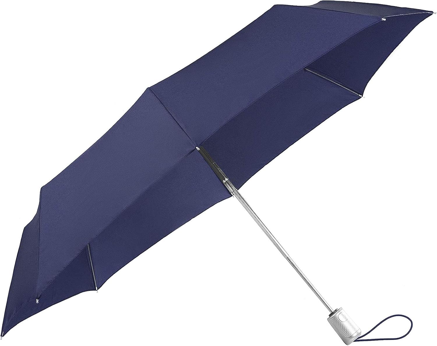 Detalle 1 de Samsonite Alu Drop S Safe 3 Section Auto Open Close Regenschirm – Indigo Blue