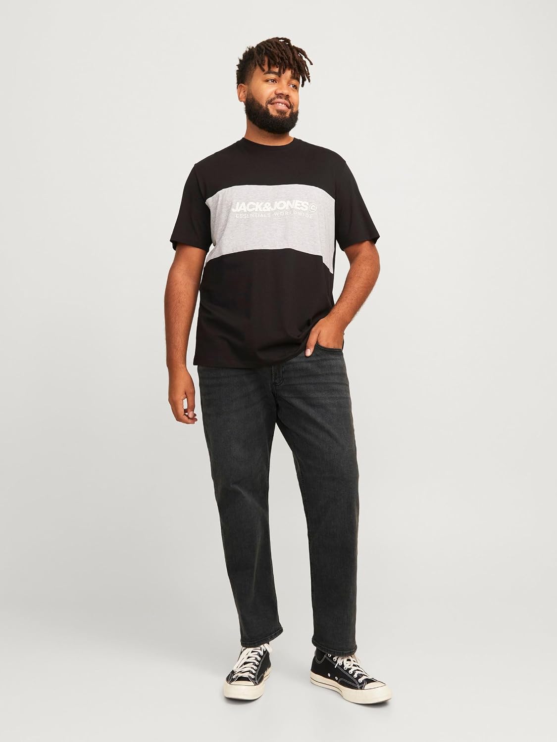 Thumbnail 4 de JACK & JONES JJIMIKE Tapered Fit Jeans 68% cotone