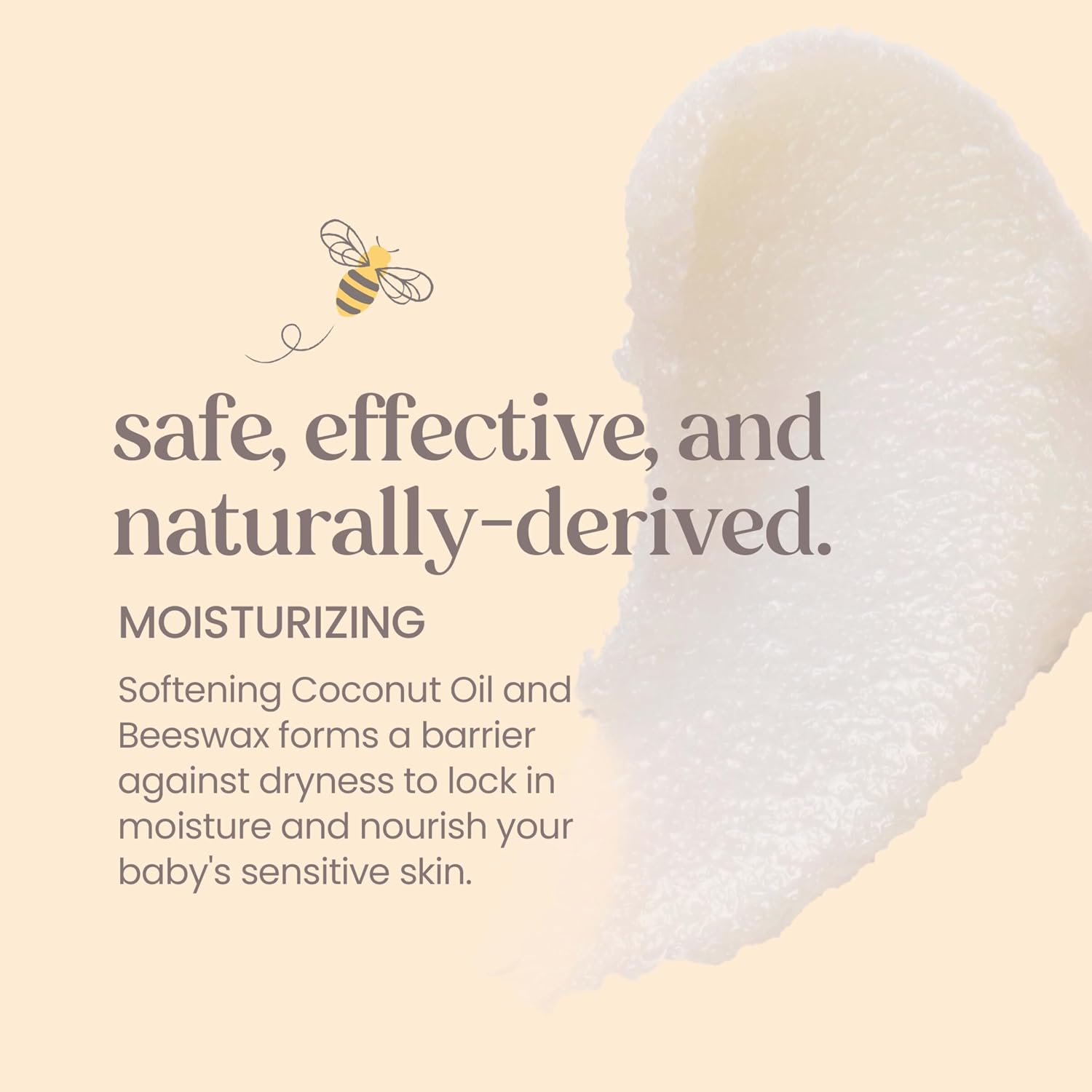 Detalle de Burt's Bees Baby Multipurpose Healing Ointment, 7.5 oz, Fragrance-Free