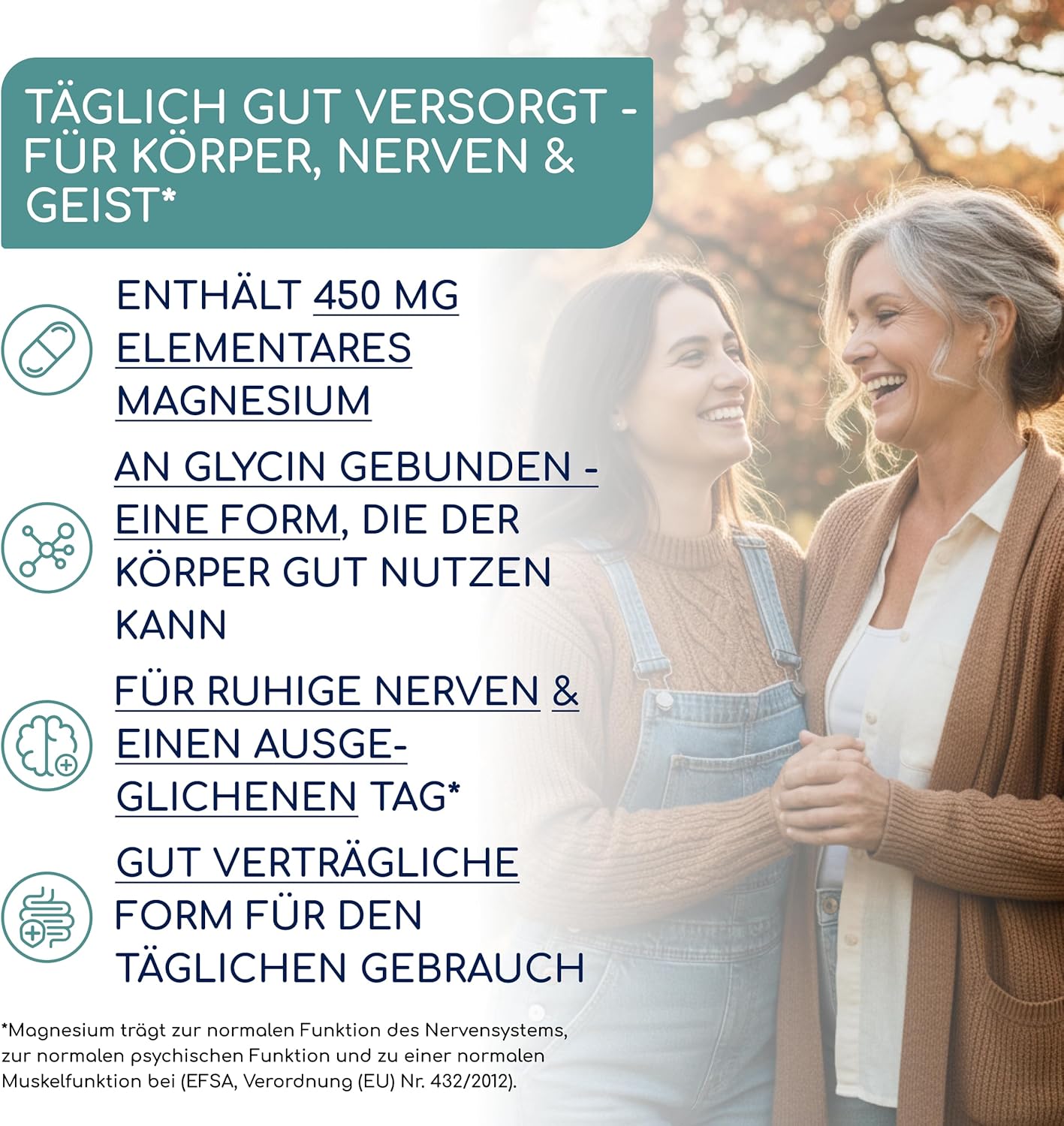 Thumbnail 1 de RAIBU Magnesiumbisglycinat Kapseln – 450 mg Magnesiumelementar pro Tag, 240 Kapseln