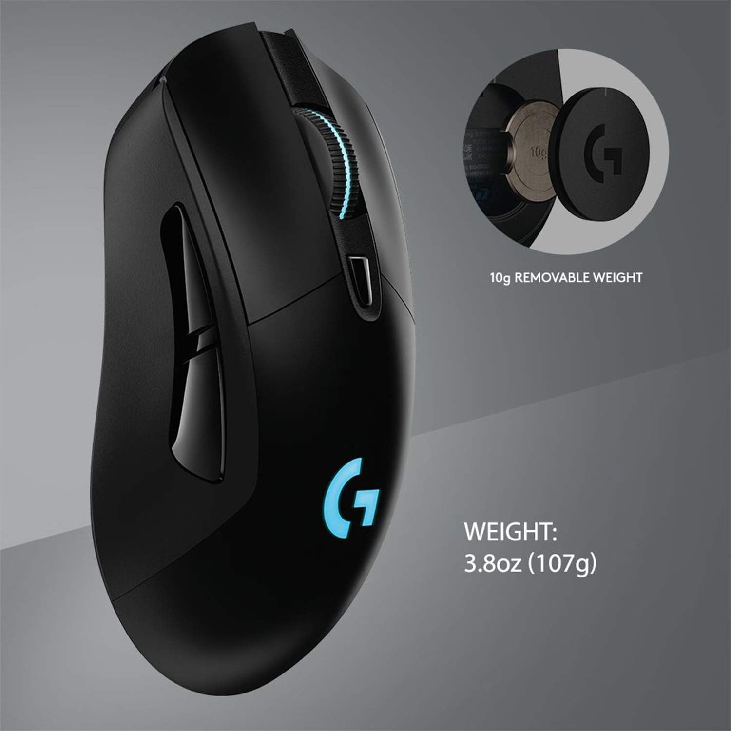 Detalle de Logitech G703 Lightspeed Wireless Gaming Mouse - Black