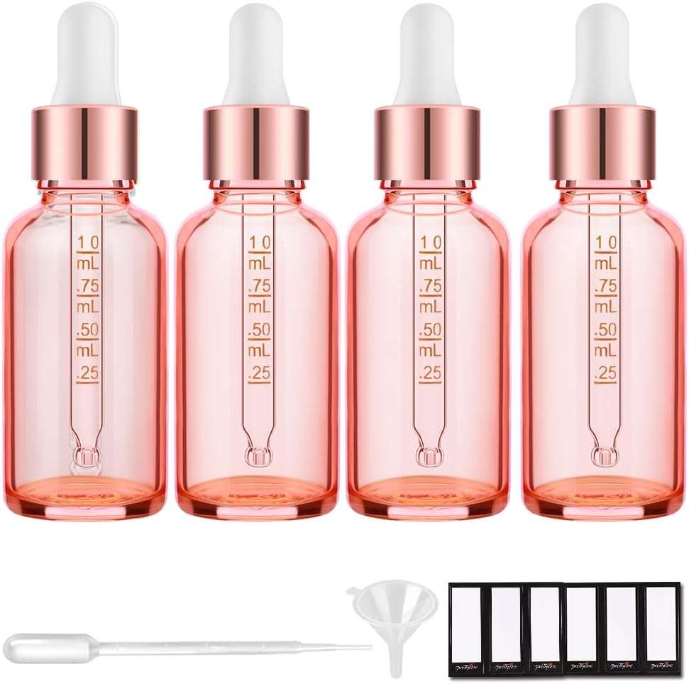 Detalle de PrettyCare 4 Pack 30 ml Dropper Bottles