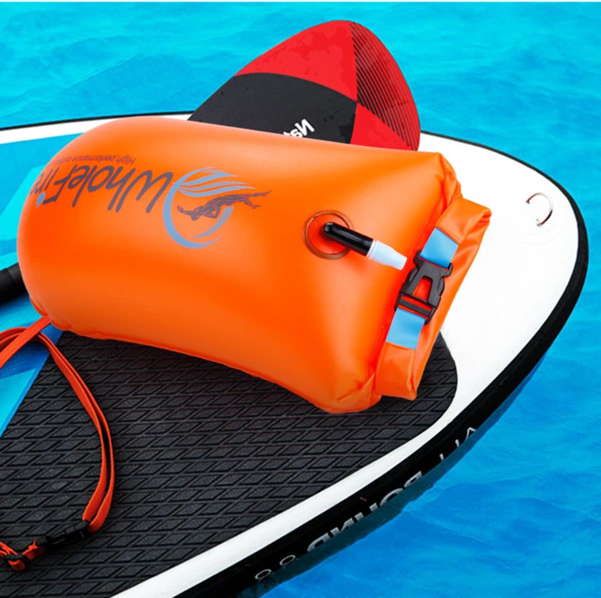 Thumbnail 6 de WholeFire 20L Swim Buoy Waterproof Inflatable Dry Bag for Open Water Swimming