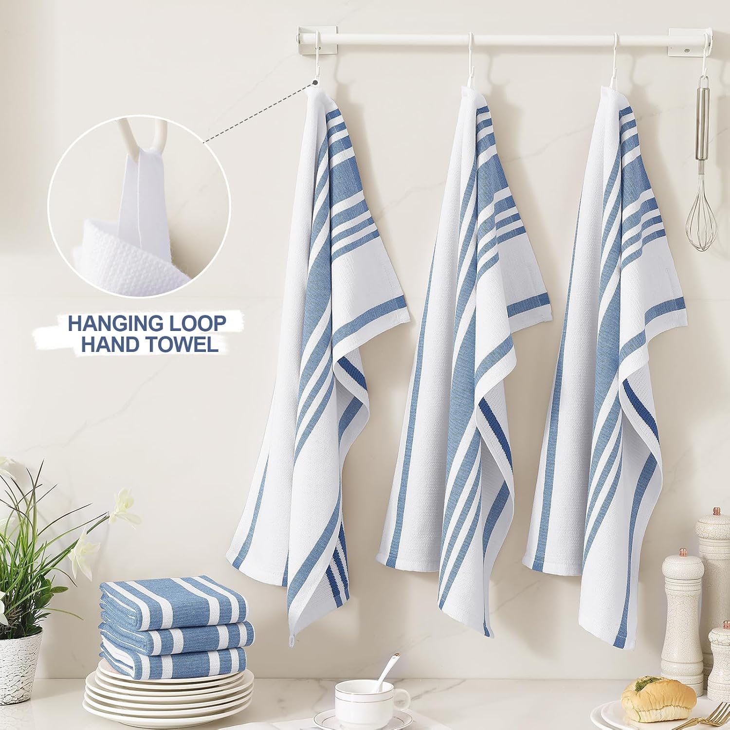 Detalle de Homaxy Kitchen Towels 18x28, 380 GSM