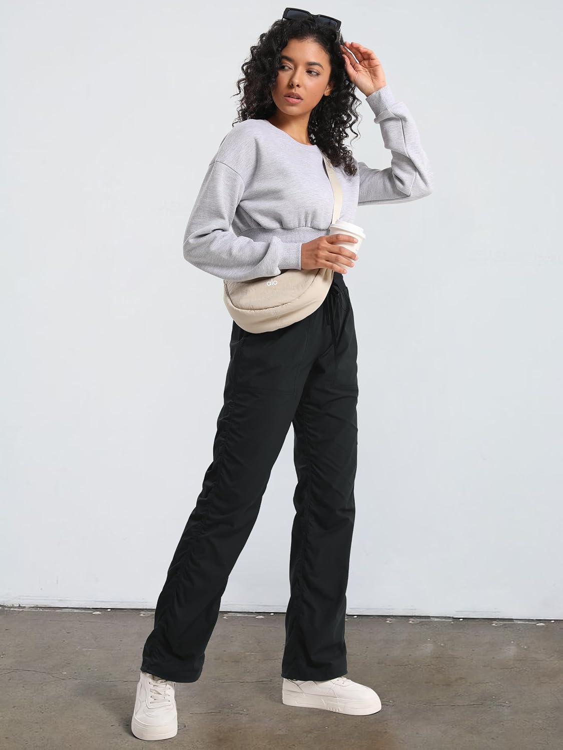 Detalle de SEVEGO Women's Tall Inseam Dance Pants 34"