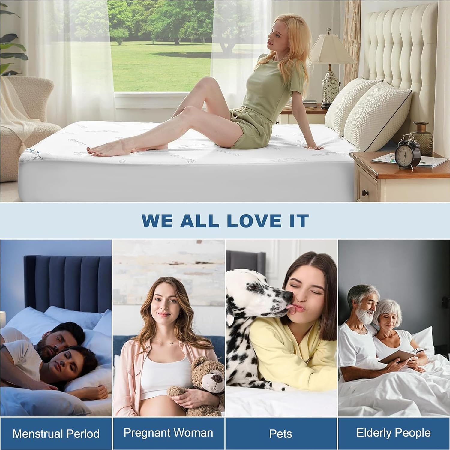 Thumbnail 6 de BEDLORE Mattress Protector, King Size