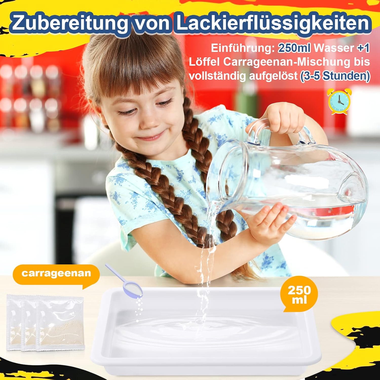 Thumbnail 1 de Coodoo Wassermarmorierung – Kunstset Mädchen, Jungen ⌚