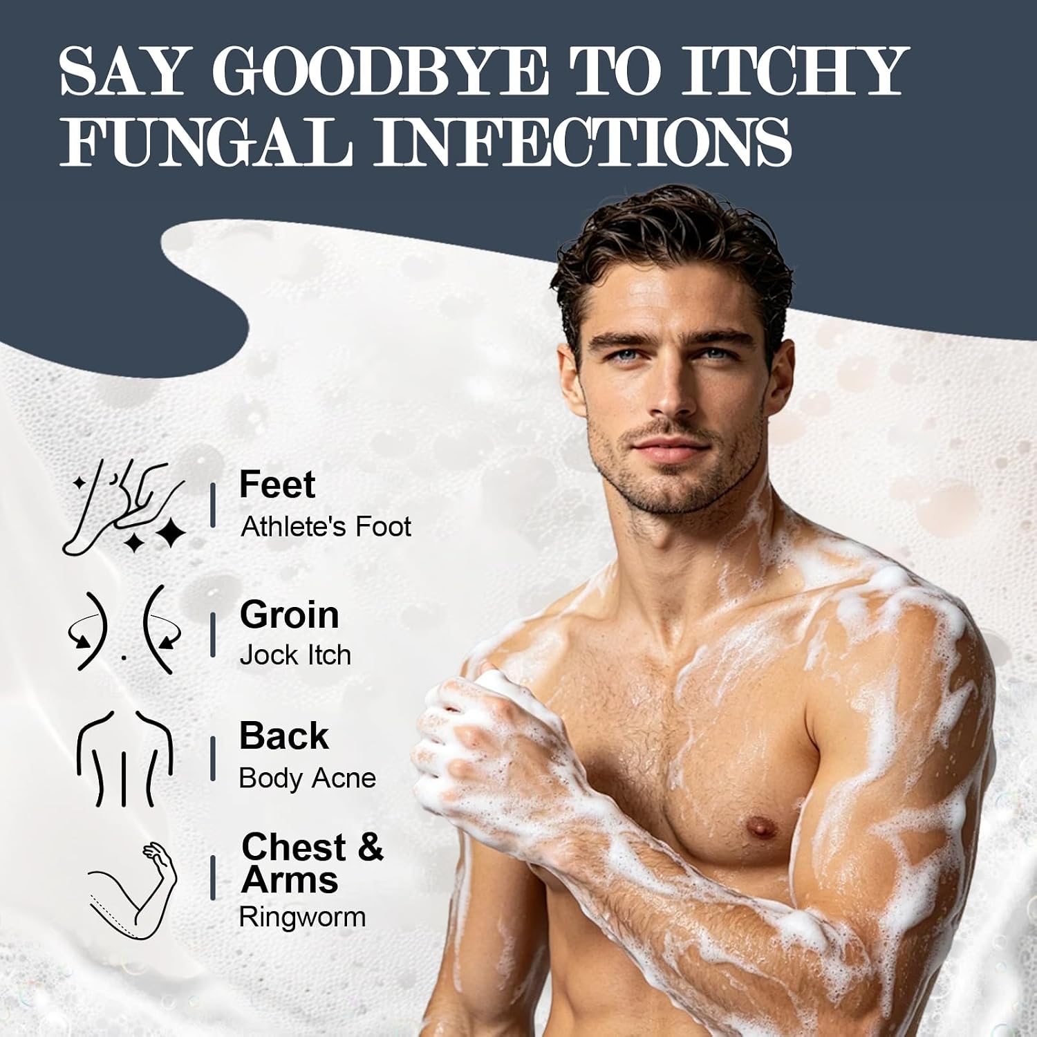 Thumbnail 3 de Antifungal Soap, 3-Bar Pack