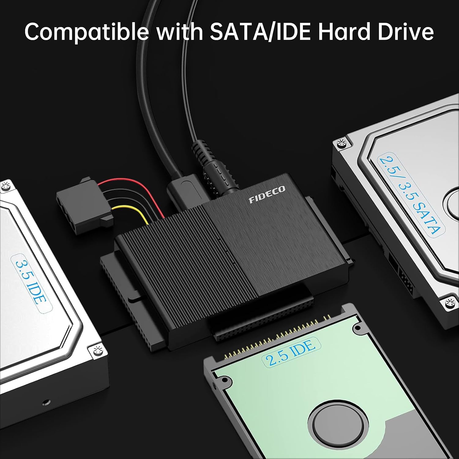 Detalle 2 de FIDECO IDE and SATA Adapter 16TB