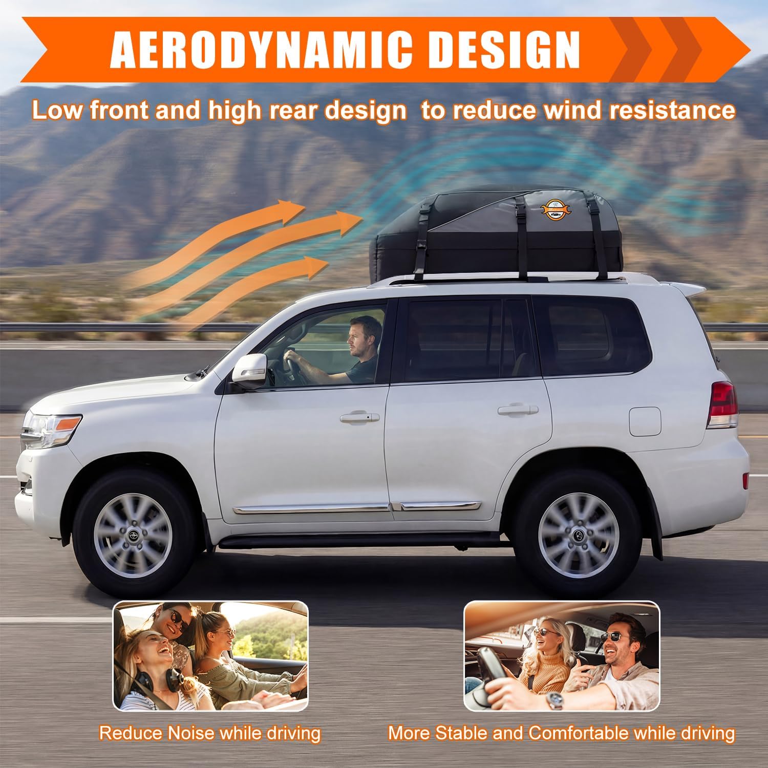 Thumbnail 3 de Sailnovo Rooftop Cargo Carrier 20 cu ft
