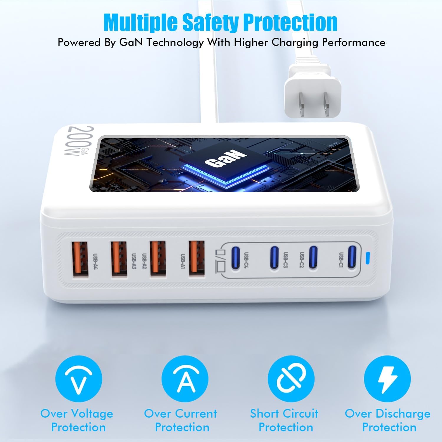 Detalle 1 de 200W USB C Charger Block 🔌
