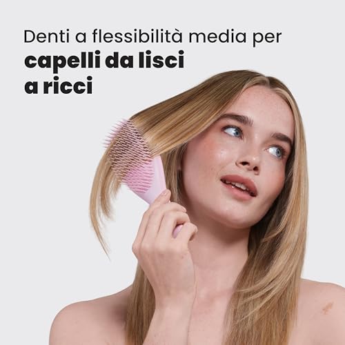 Detalle 2 de Tangle Teezer Ultimate Detangler Rosa Cipria: districante delicato per ogni tipo di capello