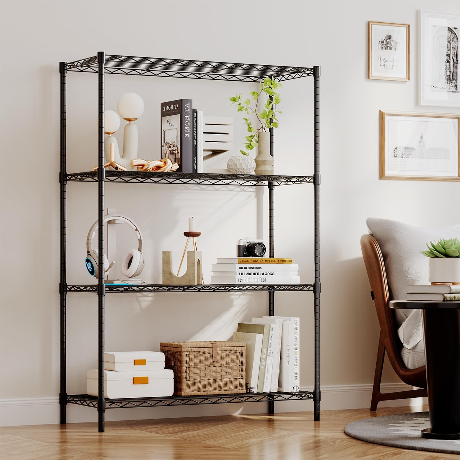Thumbnail 1 de BestOffice 4-Tier Wire Shelving 36x14x54