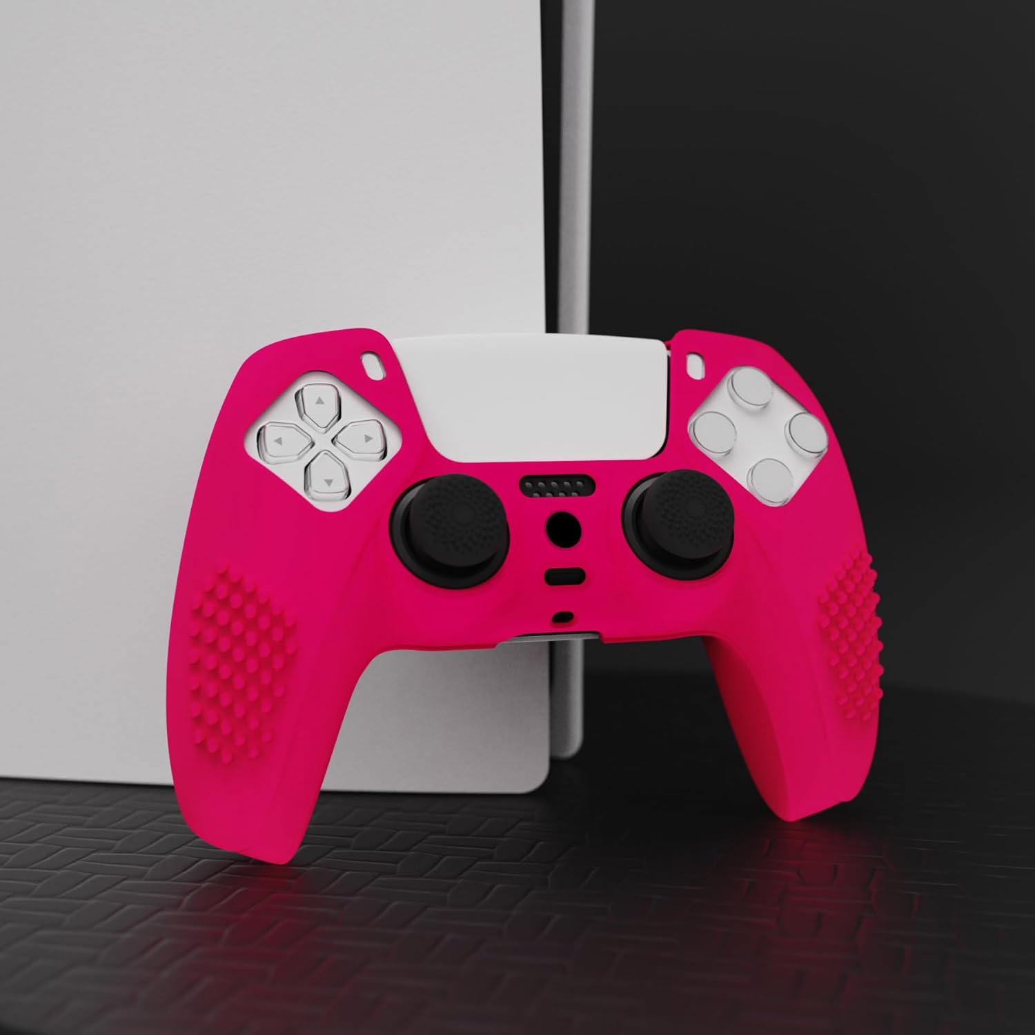 Detalle 1 de eXtremeRate PlayVital PS5 Controller Hülle 6er Set