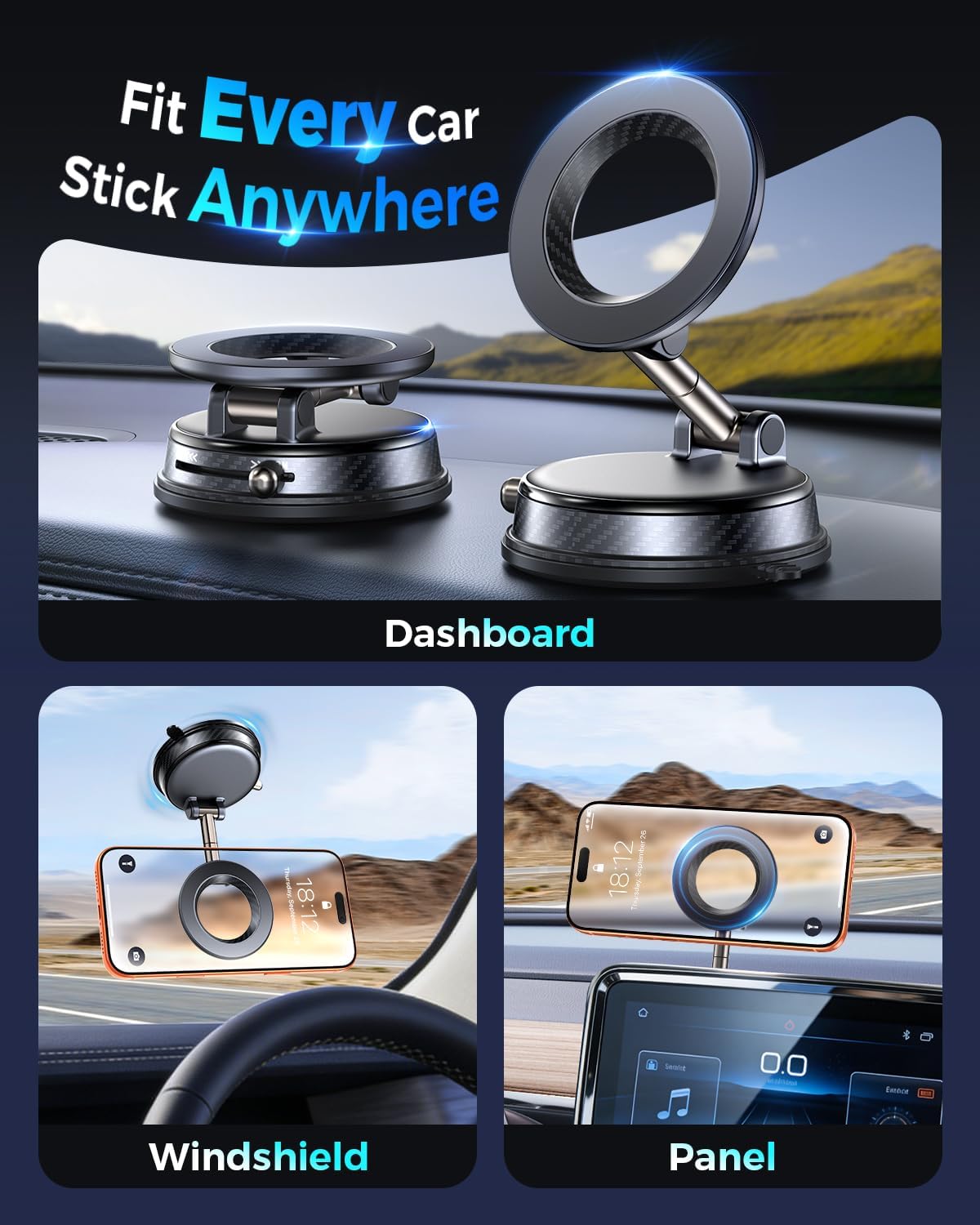 Detalle de Magnetic Car Phone Holder