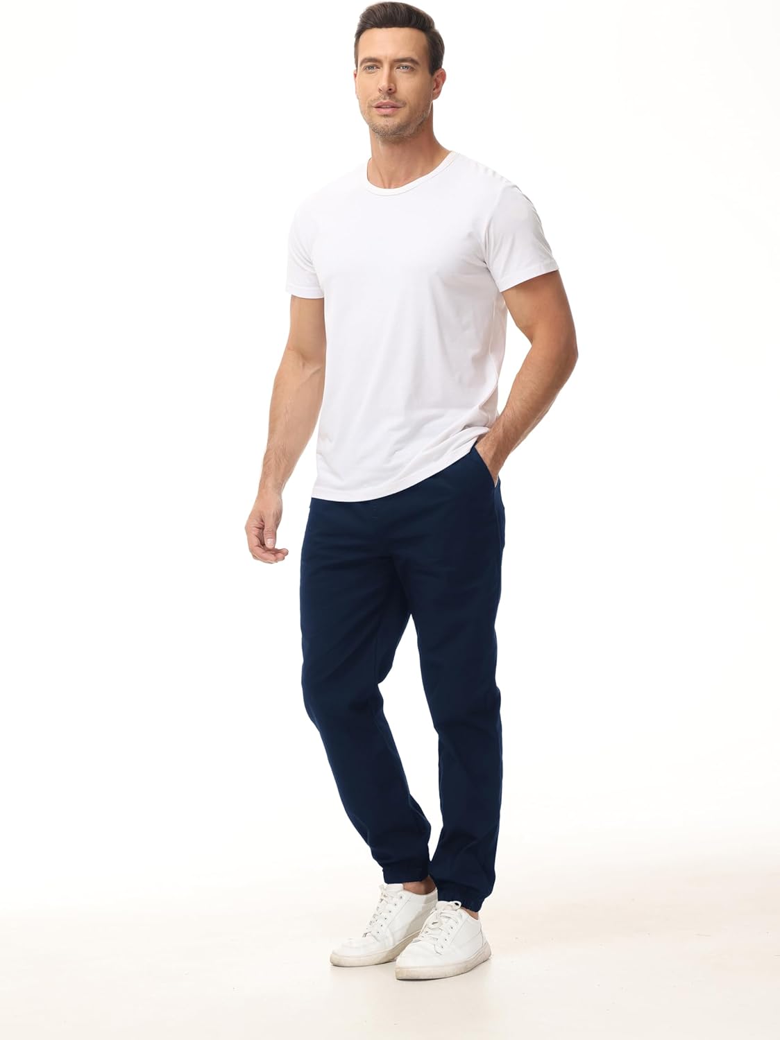 Thumbnail 2 de LIUPMWE Herren Chino Cargo Hose
