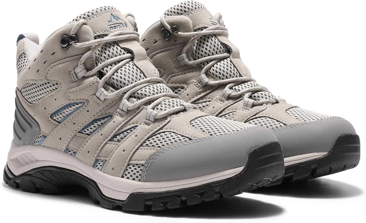 Thumbnail 6 de NORTIV 8 Women’s Waterproof Hiking Boots (Mid) — Suede, Breathable Lining & Slip-Resistant Traction