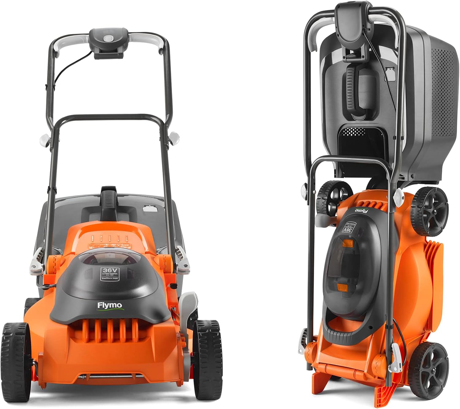 Thumbnail 3 de Flymo 36V EasiStore 340R Cordless Lawnmower Kit with 2x 18V Power For All Batteries and Charger