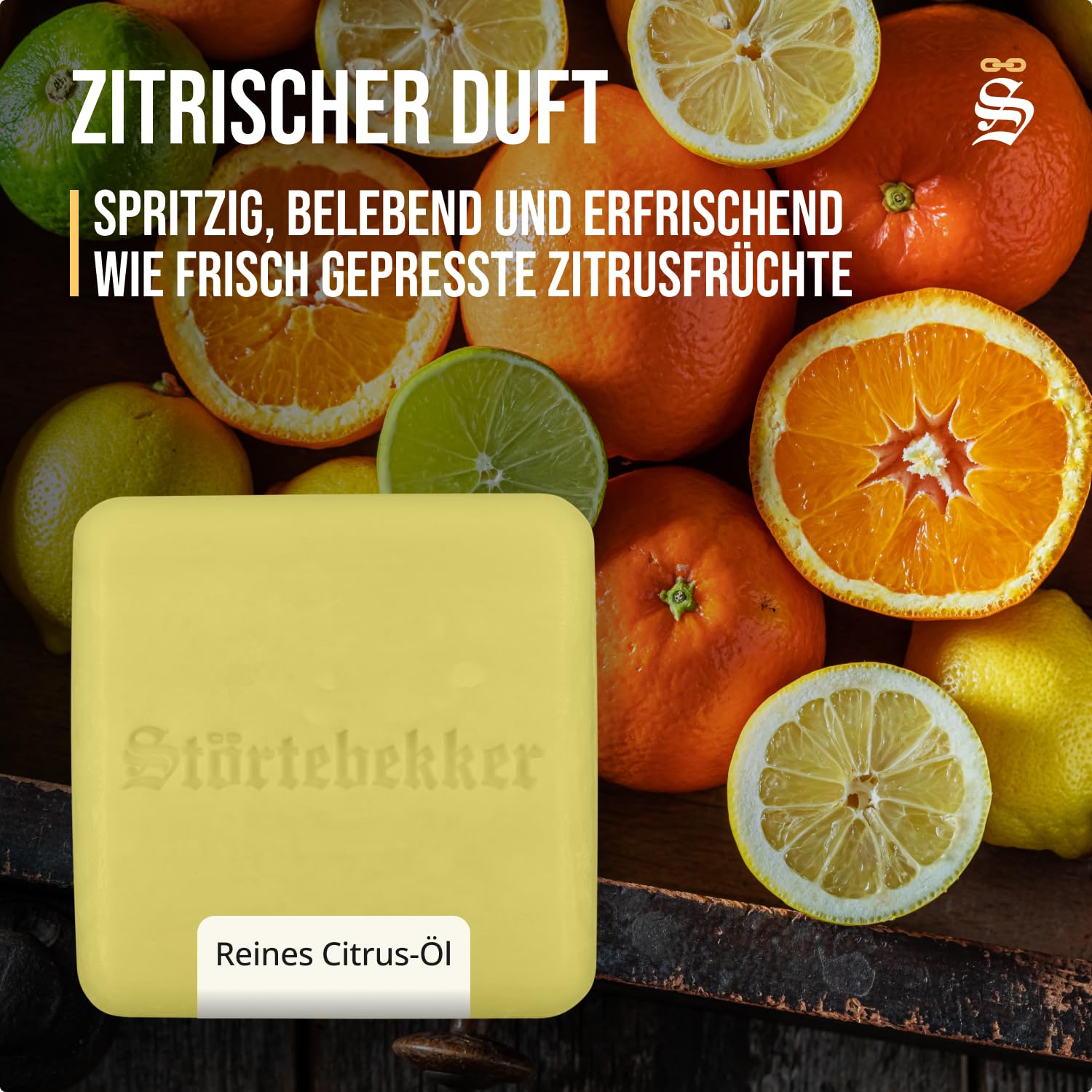 Thumbnail 2 de Störtebekker Premium Shampoo Bar Citrus – Festes Shampoo für Haare, Kopfhaut und Bart (100 g)