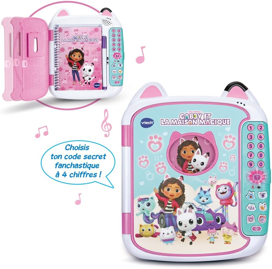 Thumbnail 2 de VTech KidiSecrets Mon Journal Intime Gabby et La Maison Magique – Journal électronique avec code secret et cadre photo