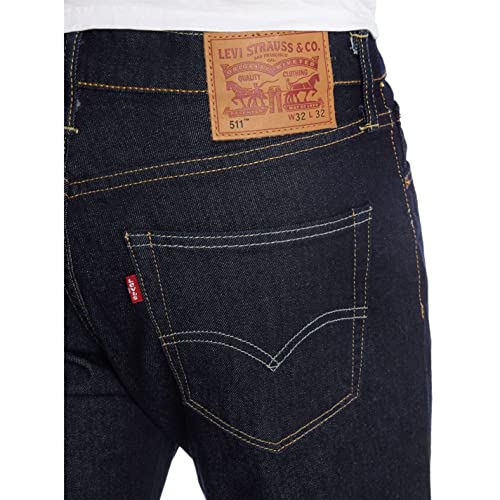 Detalle de Levi's 511 Slim Uomo Rock Cod 34W/32L: jeans snello con comfort quotidiano