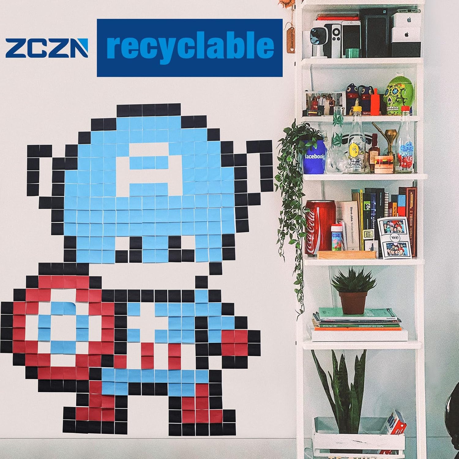 Thumbnail 5 de ZCZN Foglietti Adesivi 76 mm 🗒️