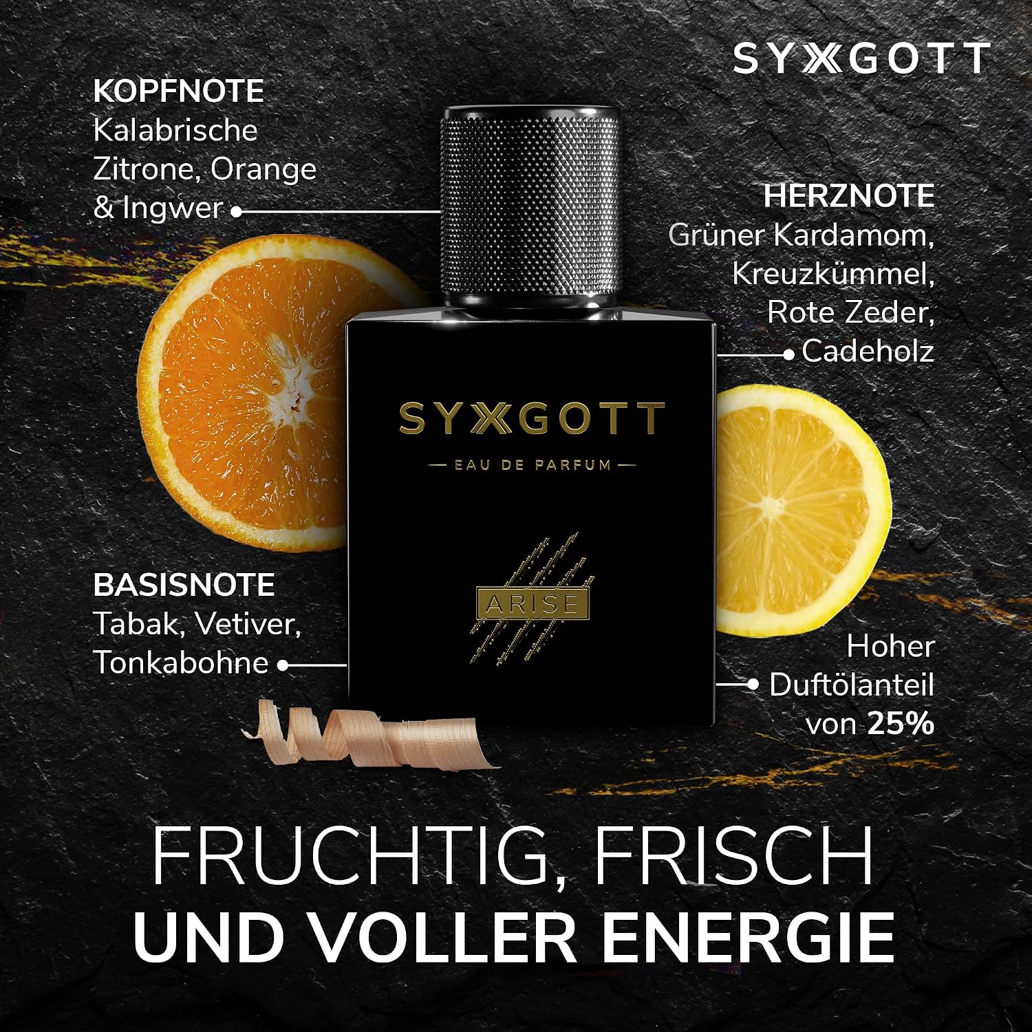 Detalle 2 de SYXGOTT ARISE Männerparfum frisch