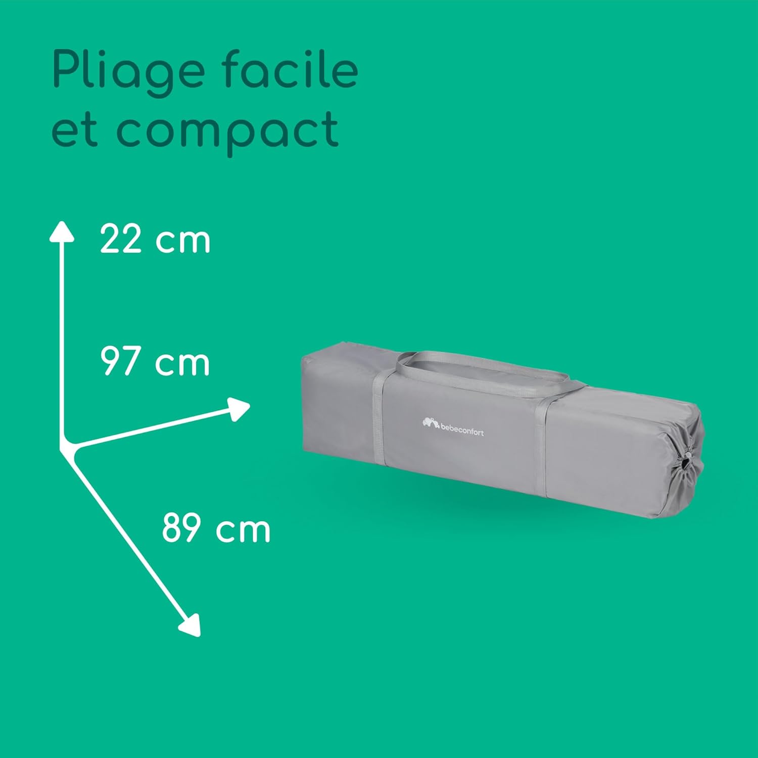 Thumbnail 6 de Bebeconfort Adonis : lit parapluie et parc bébé 2-en-1 pliable jusqu’à 15 kg