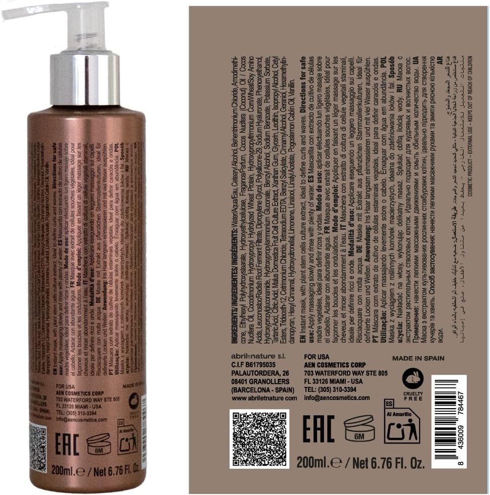 Thumbnail 6 de April et Nature Gold Lifting Mascarilla Rizos Antiencrespado 🌟