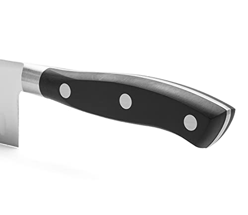Detalle 2 de Santoku Riviera - Cuchillo Japonés, Acero Inoxidable, 180 mm 🗡