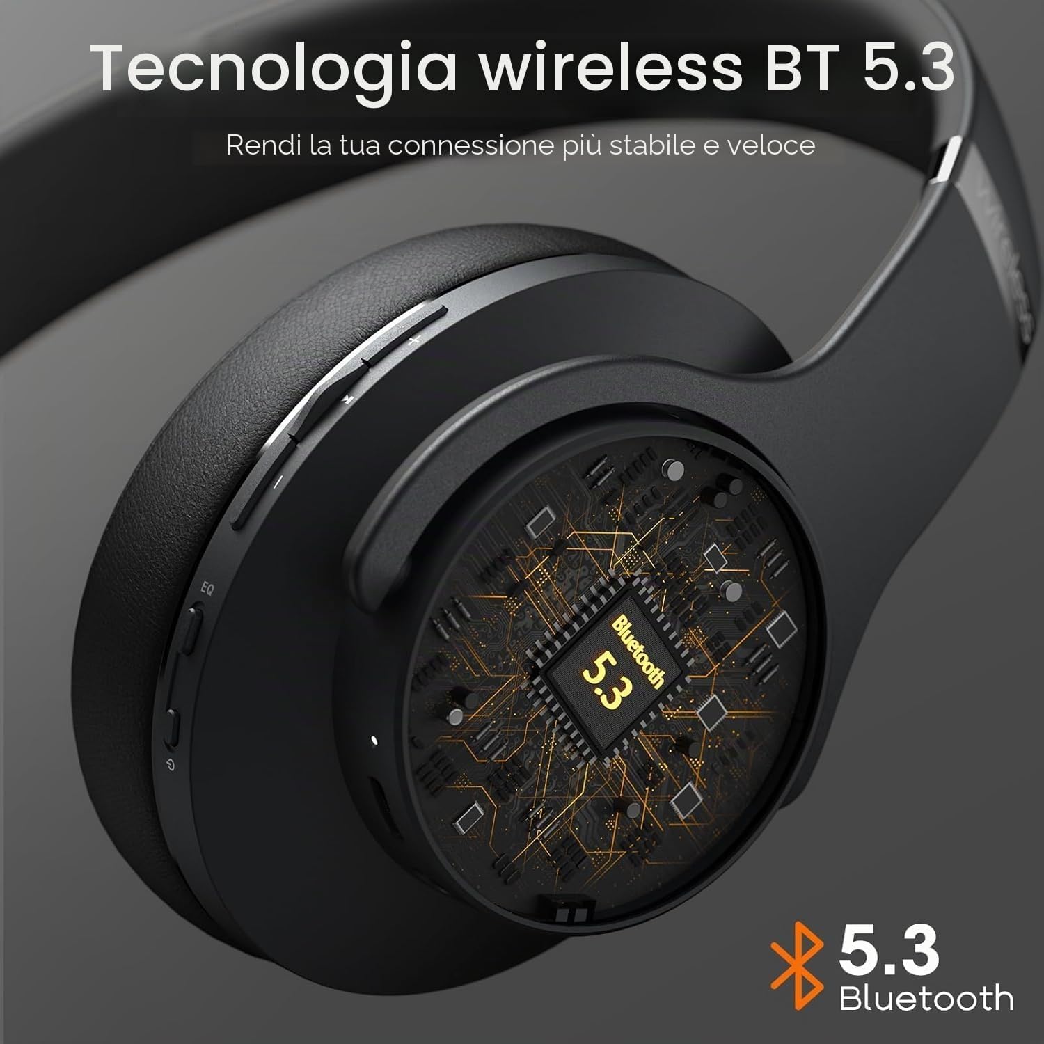Detalle de DOQAUS Care 1 cuffie Bluetooth over ear 90 ore