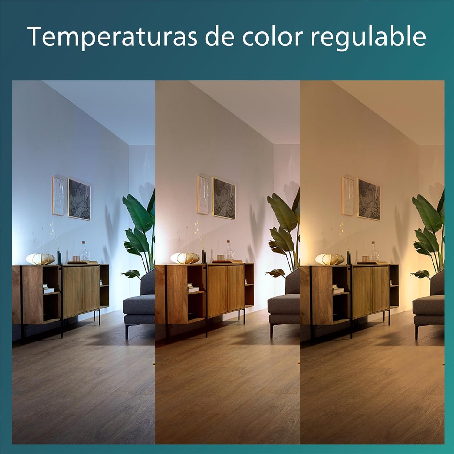 Detalle 2 de Philips Ventilador de Techo Bliss LED, motor DC, color Negro 🌬