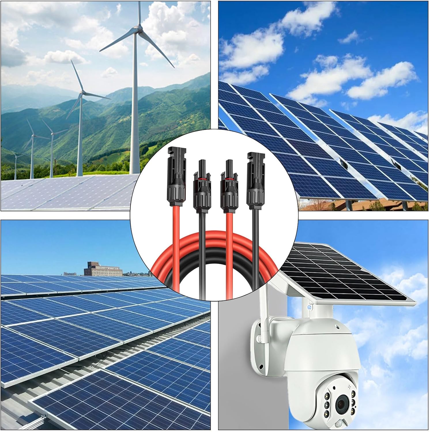 Thumbnail 6 de Wvoillty Solarkabel Verlängerung 4 mm²