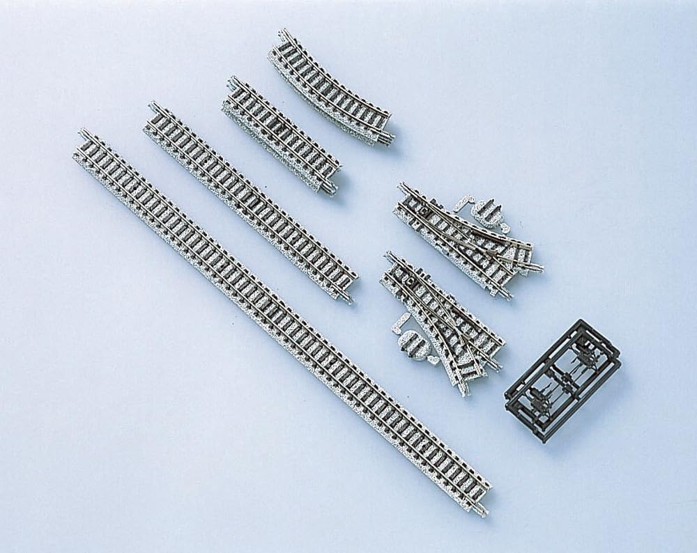 Detalle de Tomytec 910824 – zjazd do kolejki modelowej N z zestawem 8 torów
