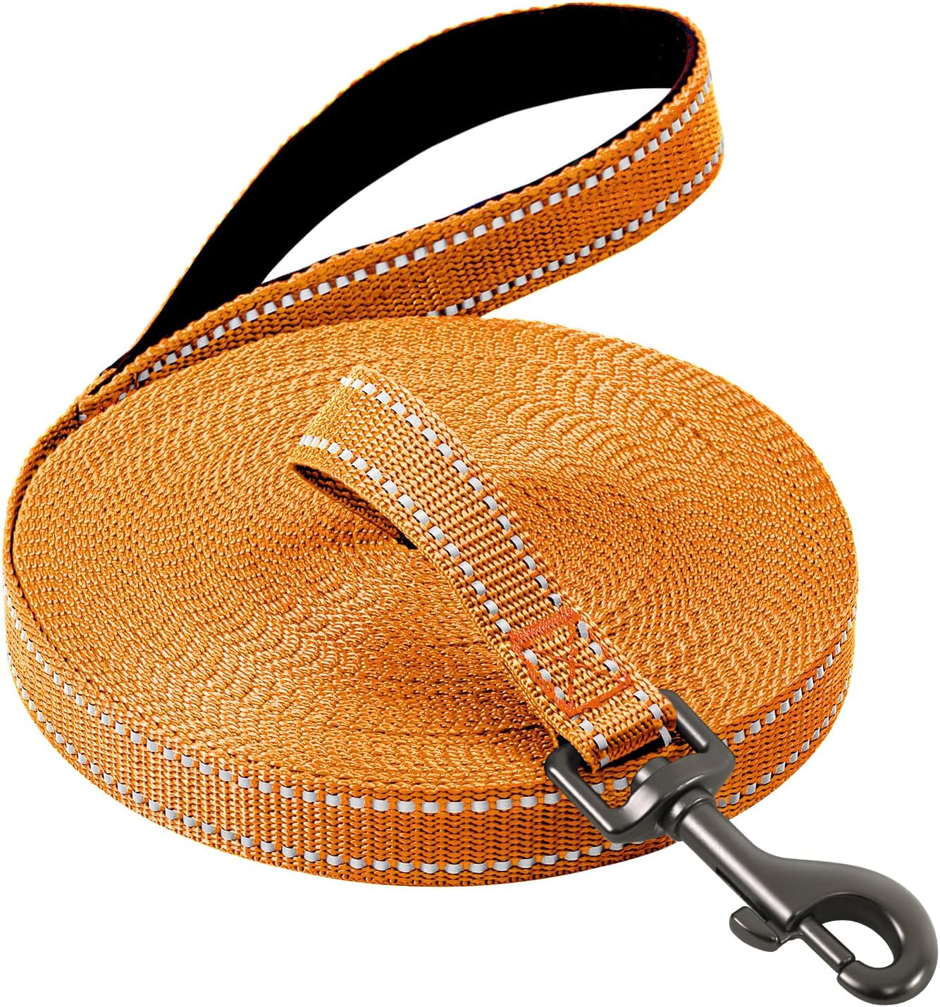 Detalle de Demigreat Schleppleine für Hunde – reflektierendes Training, gepolsterter Griff, 3–20 m