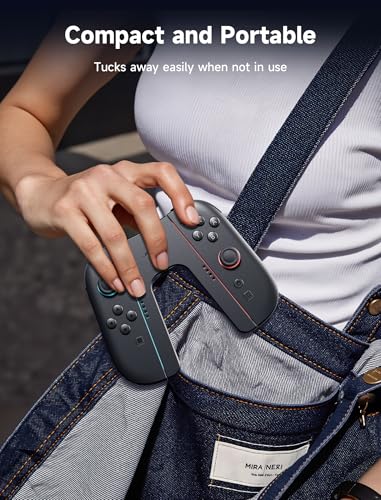 Thumbnail 6 de JSAUX agarre de carga magnético para Switch 2 (Joy-Con) con indicador LED y cable de 1,5 m