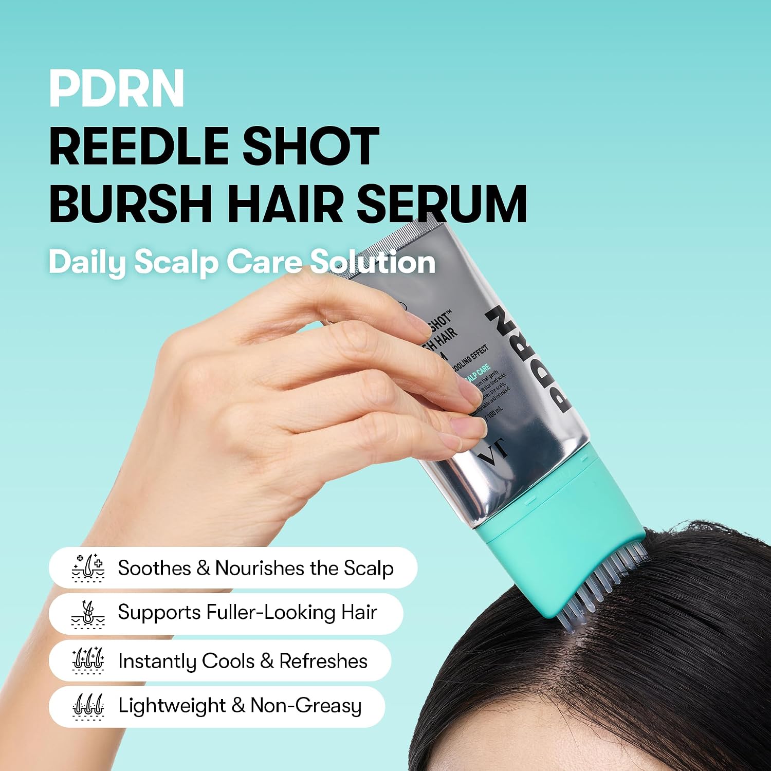 Thumbnail 1 de VT COSMETICS PDRN Reedle Shot Brush Hair Serum with Vegan PDRN, Caffeine & Spicule Complex