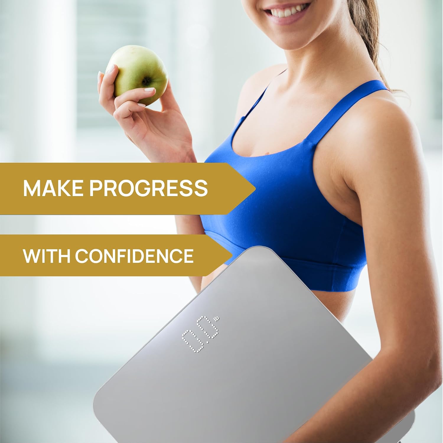 Detalle de INEVIFIT Premium Bathroom Scale – Highly Accurate Digital Scale up to 400 lbs