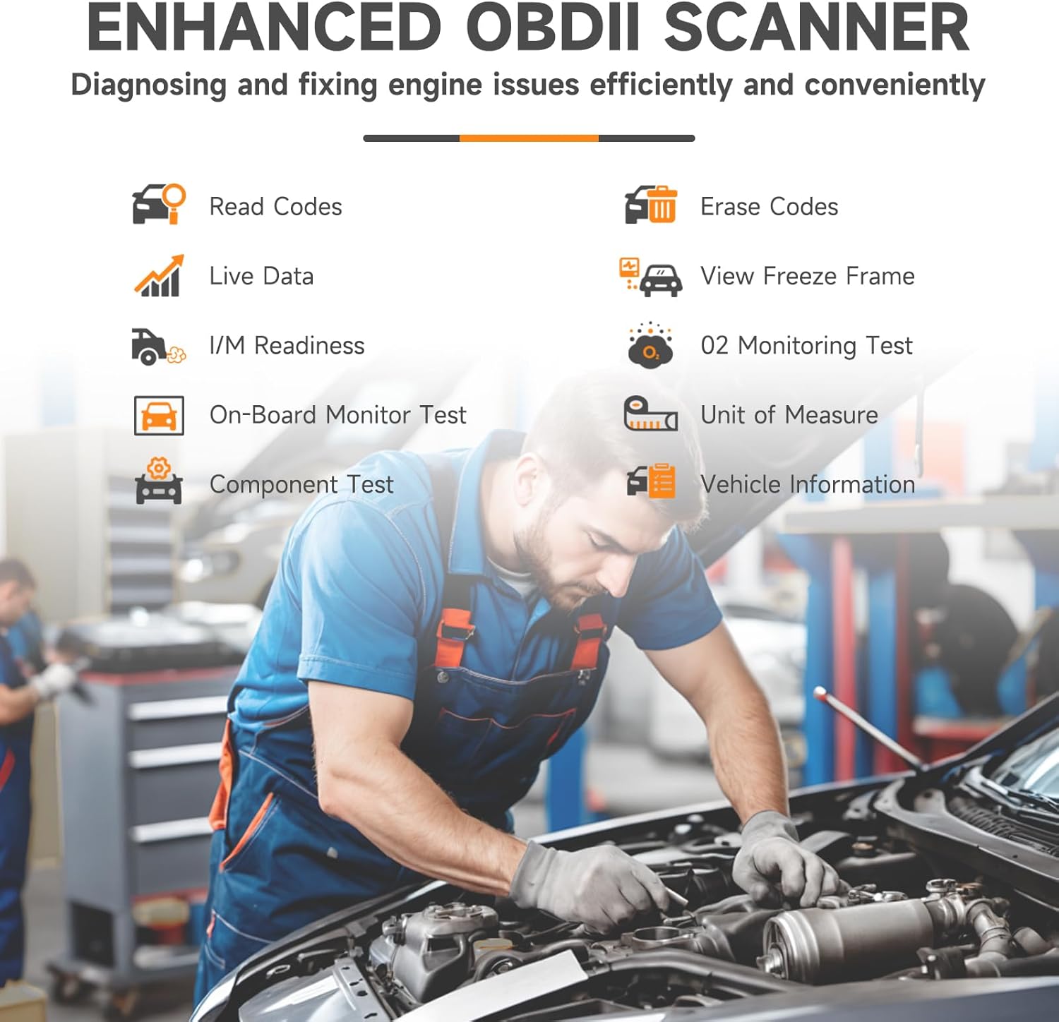Thumbnail 6 de FOXWELL NT201 OBD2 Diagnosegerät fürs Auto