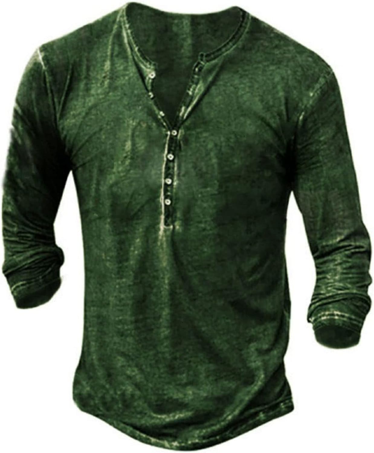 Thumbnail 6 de Beotyshow Henley Langarm Hemd für Herren – Slim Fit, Baumwolle, vielseitig einsetzbar