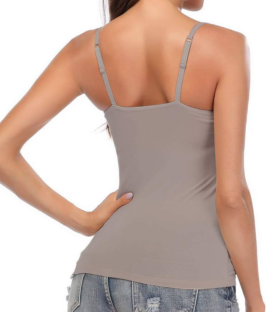 Detalle 2 de STARBILD damesonderhemd S-4XL met geïntegreerde beha en verstelbare bandjes